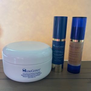 SeneGence set of 3 new skin care treatment. Buy 1, get two free. $185 value